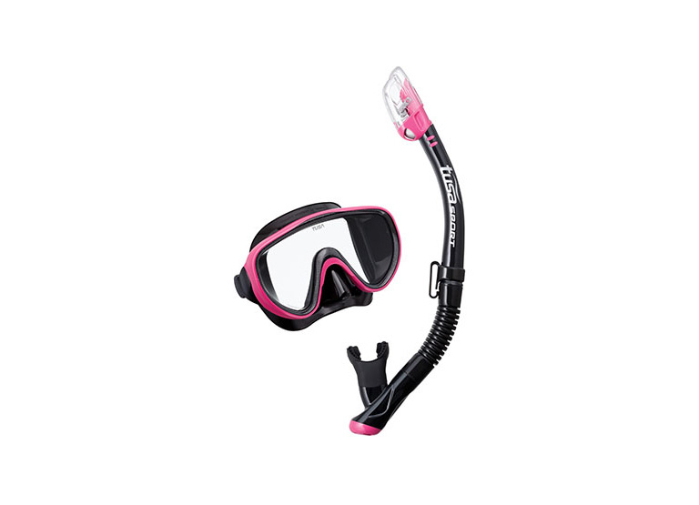 Маска и трубка TUSA Sport Black Series Serene Adult Combo, сумка в комплекте