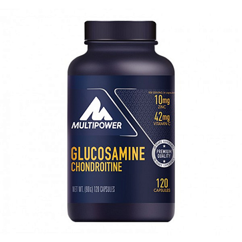 Multipower Глюкозамин хондроитин Glucosamine Chondroitin, 120 капсул