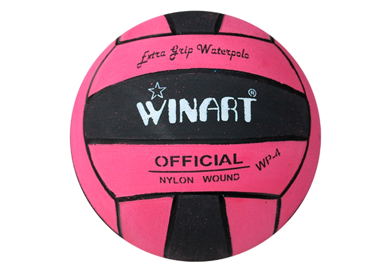 Мяч для водного поло Winart Stripped Pink (размер 4)
