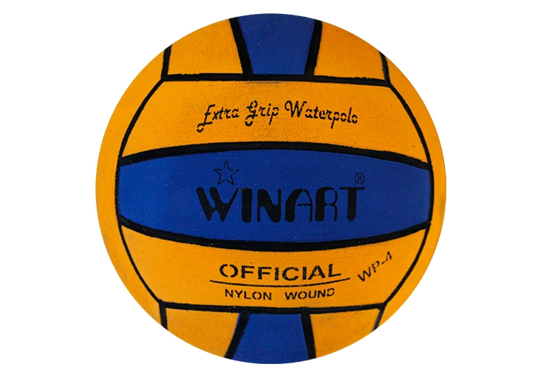 Мяч для водного поло Winart Stripped Yellow (размер 4)