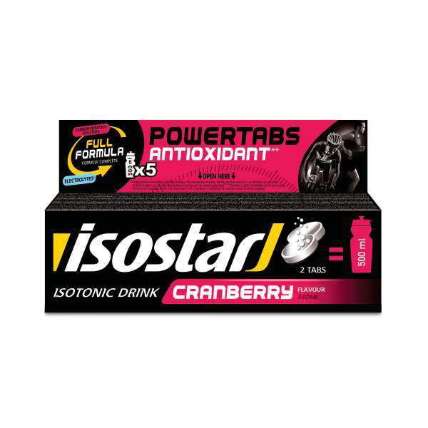 Напиток изотонический растворимый Isostar Powertabs Antioxidant, 10 таблеток