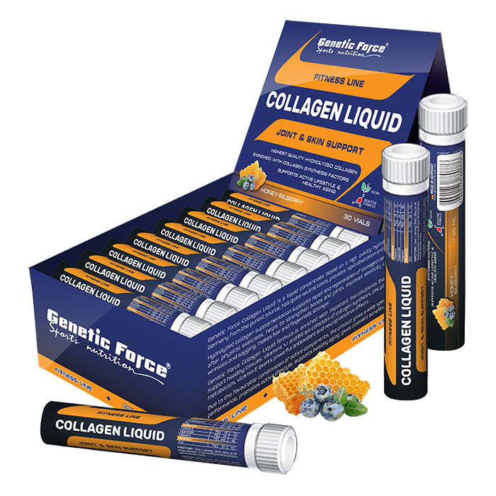 Напиток коллагеновый Genetic Force Collagen Liquid, 25 мл (1 ампула)