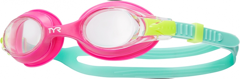 Очки для плавания детские TYR Swimple (3-10 лет) cерия Pink