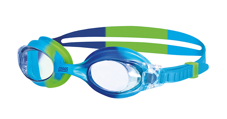 Очки для плавания детские ZOGGS Little Bondi (0-6 лет), Clear/Green