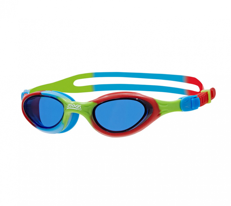 Очки для плавания детские ZOGGS Super Seal Junior (6-14 лет), Blue/Green/Red