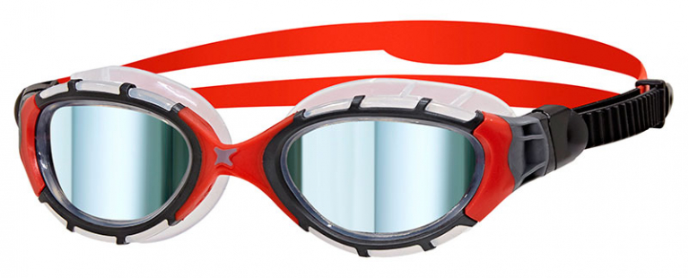 Очки для плавания ZOGGS Predator Flex Titanium, Clear/Red
