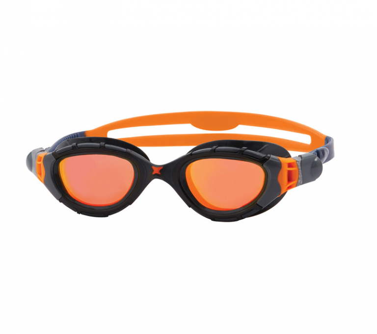 Очки для плавания ZOGGS Predator Flex Titanium, Grey/Orange