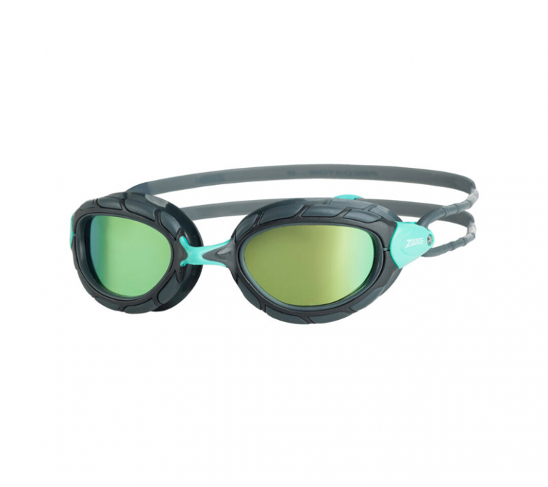 Очки для плавания ZOGGS Predator Titanium Reactor, Grey/Turqoise