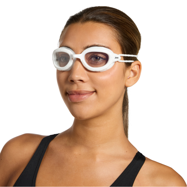 Очки для плавания ZOGGS Predator, White/Clear