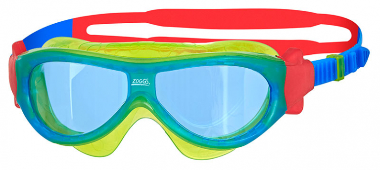 Очки-маска для плавания детские ZOGGS Phantom Kids (0-6 лет), Yellow/Red