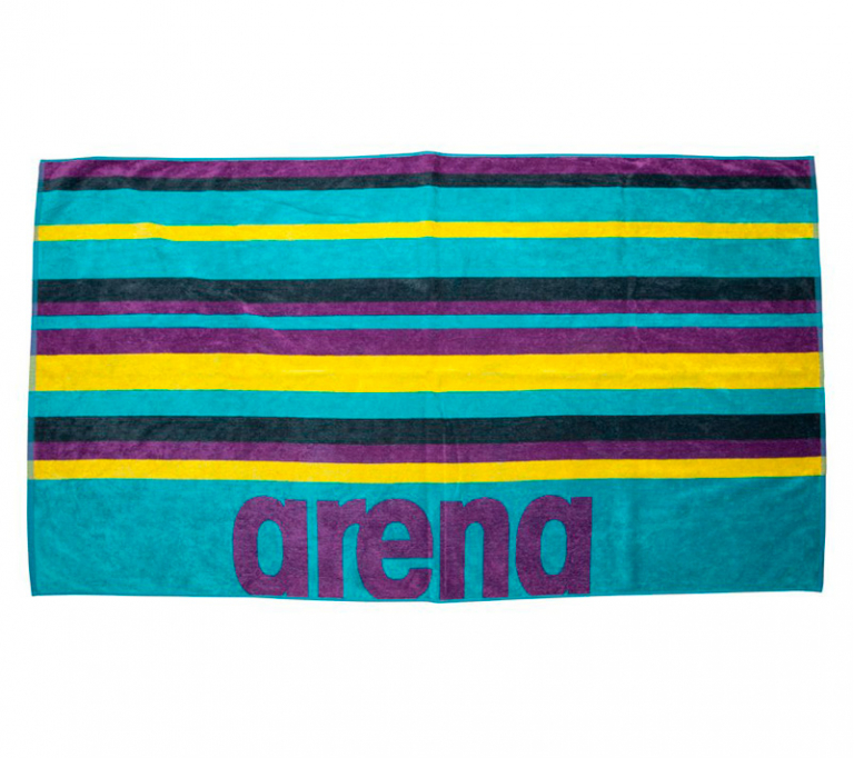 Полотенце хлопковое Arena Beach Multistripes Towel (90 х 170 см)