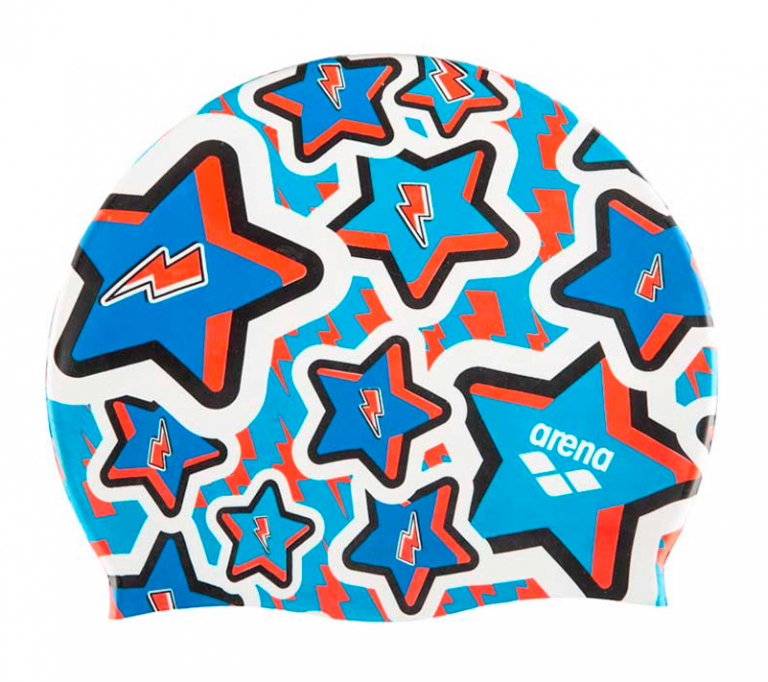 Шапочка для плавания детская Arena Print Junior (6-12 лет)