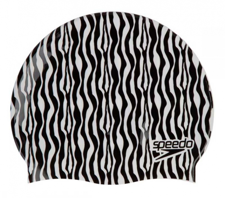 Шапочка для плавания детская Slogan Print Cap Zebra - D685