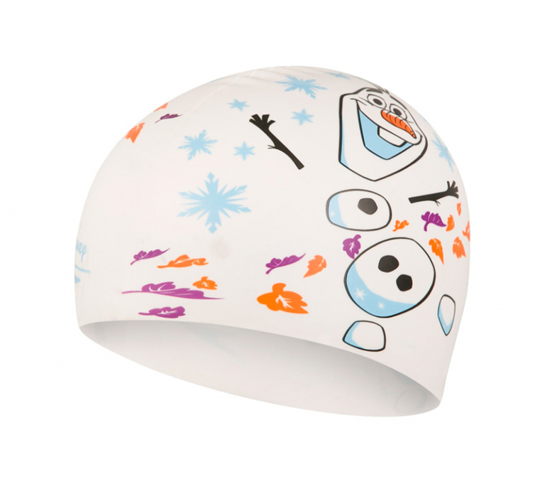 Шапочка для плавания детская Speedo Junior Disney Slogan Cap Frozen 2 Olaf