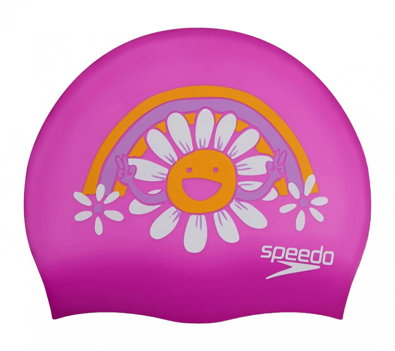 Шапочка для плавания детская Speedo Junior Printed Silicone Cap