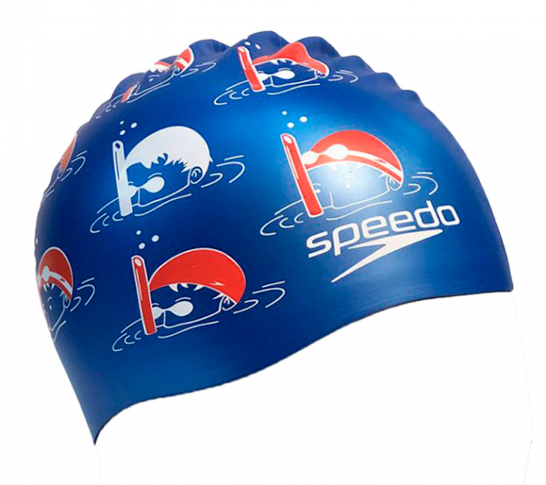 Шапочка для плавания детская Speedo Junior Slogan Cap (6-12 лет)