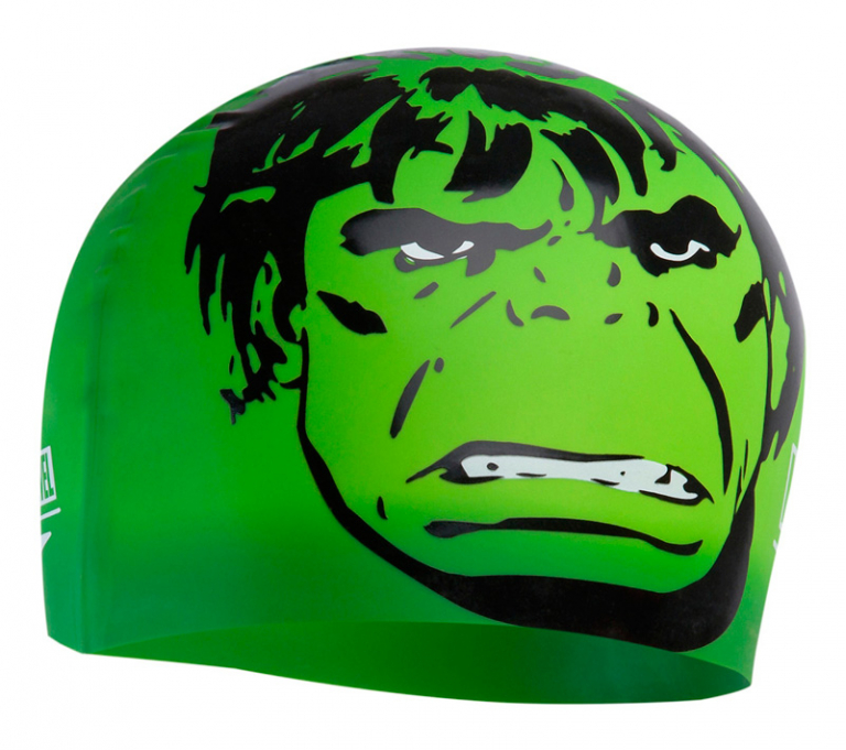 Шапочка для плавания детская Speedo Marvel Hulk 2 Junior Slogan Print Cap