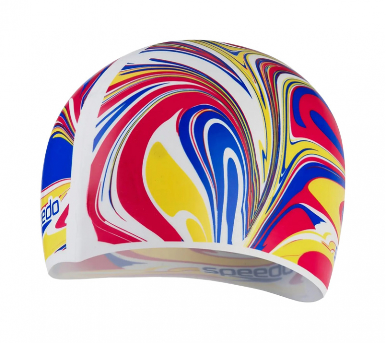 Шапочка для плавания детская Speedo Slogan Cap White (6-12 лет)