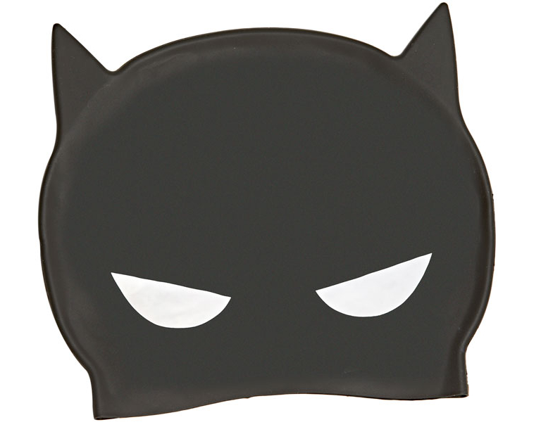 Шапочка для плавания детская ZOGGS Batman 3D Silicone Cap (6-14 лет)
