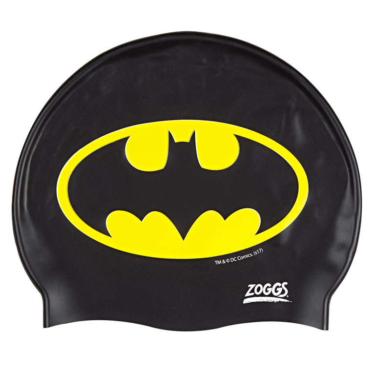 Шапочка для плавания детская ZOGGS Batman Silicone Cap Junior (6-14 лет)