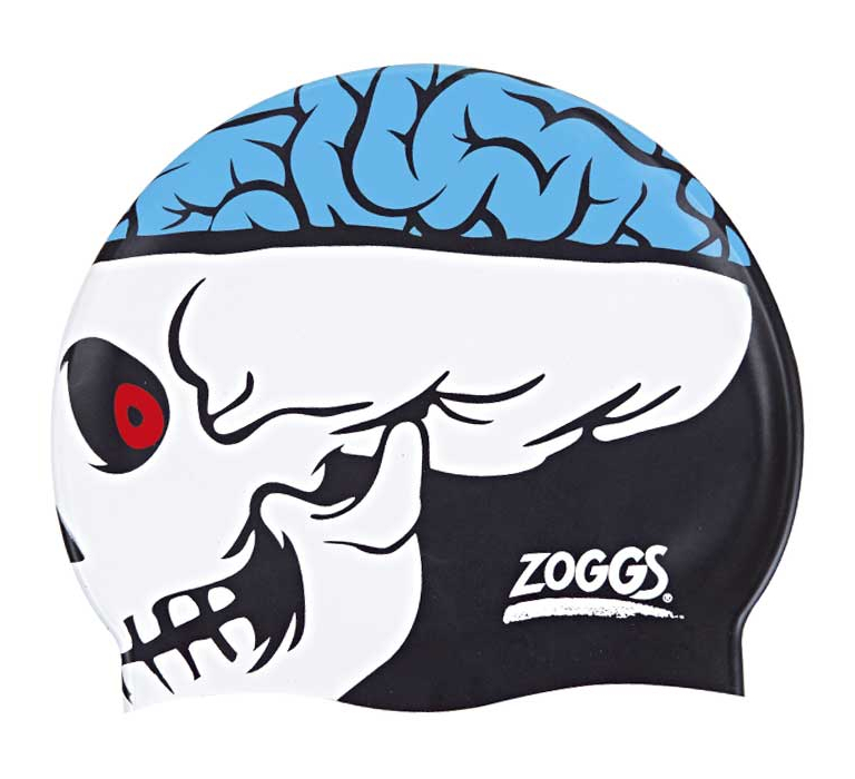 Шапочка для плавания детская ZOGGS Character Silicone Skull (6-14 лет)