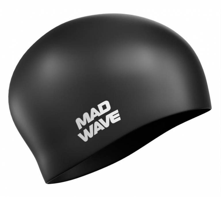 Шапочка для плавания (для длинных волос) Mad Wave Long Hair Silicone