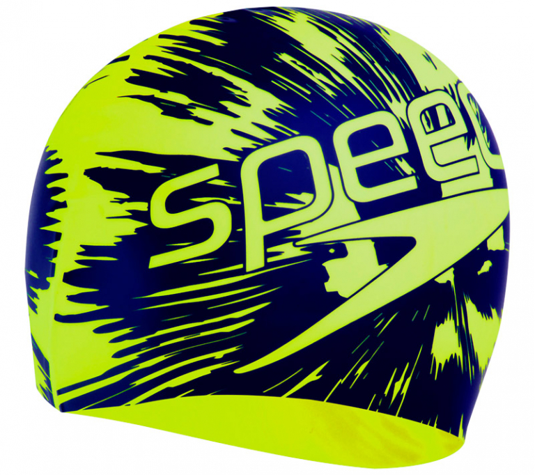 Шапочка для плавания Speedo Adult Slogan Print Cap Yellow