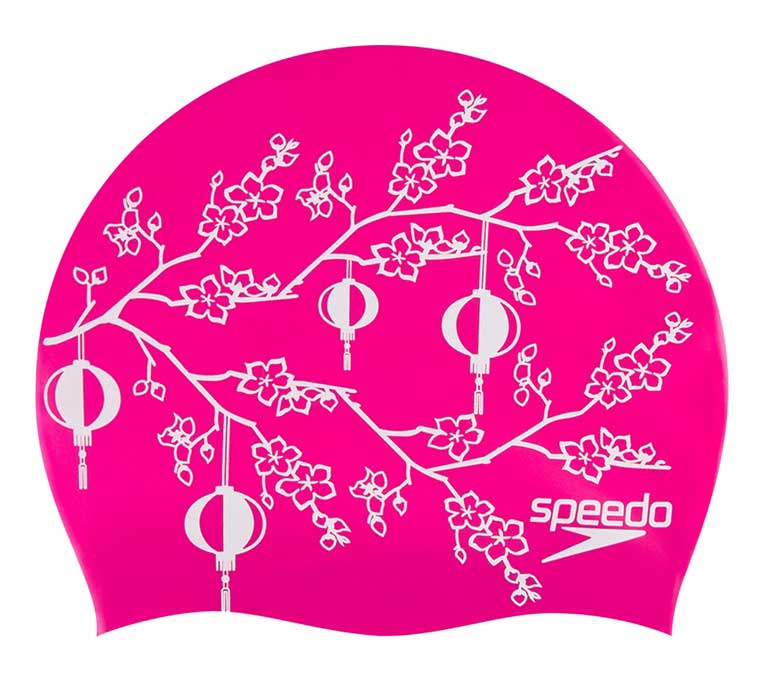 Шапочка для плавания Speedo Slogan Print Cap Pink