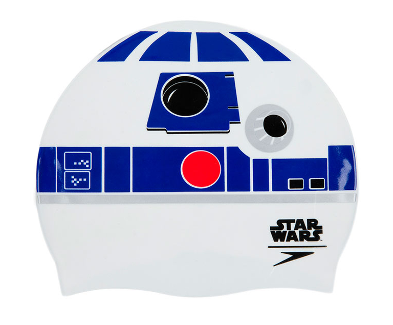 Шапочка для плавания Speedo Slogan Print Cap R2-D2 Star Wars