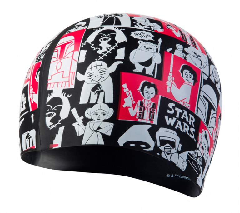 Шапочка для плавания Speedo Star Wars Slogan Print Cap Characters