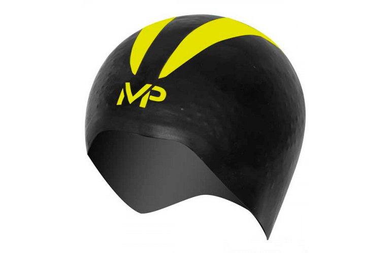 Шапочка для плавания стартовая Michael Phelps X-O, black/yellow