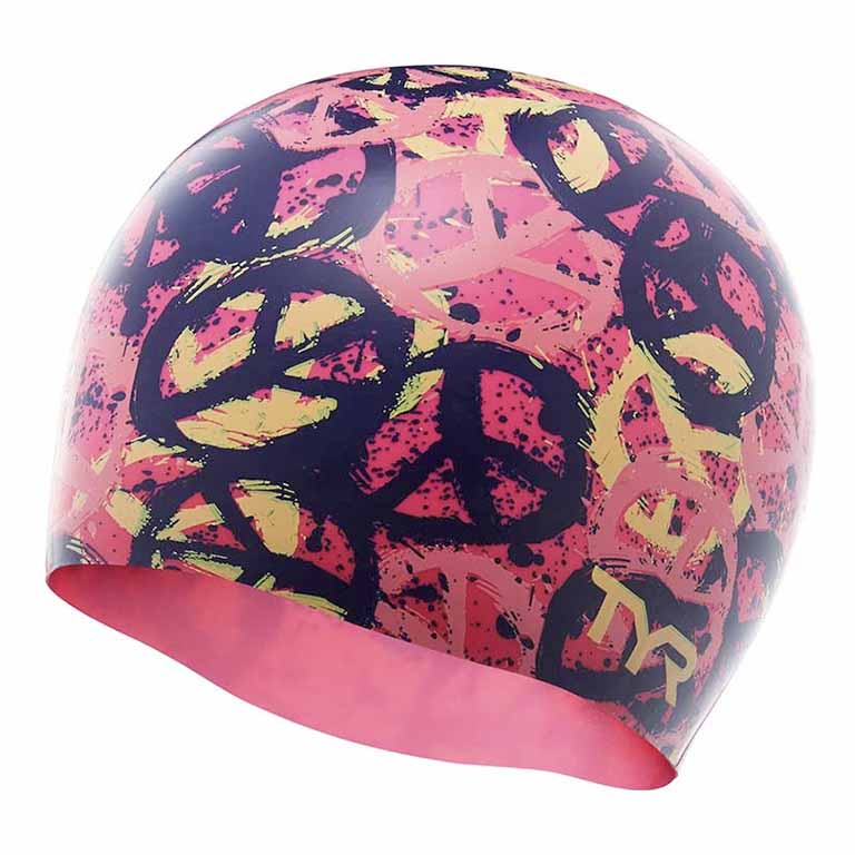 Шапочка для плавания TYR Peace Swim Cap