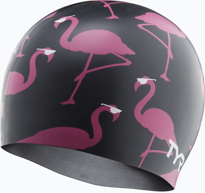 Шапочка для плавания TYR Silicone Pink Flamingo