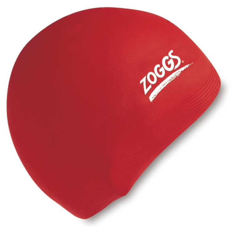 Шапочка для плавания ZOGGS Silicone Red