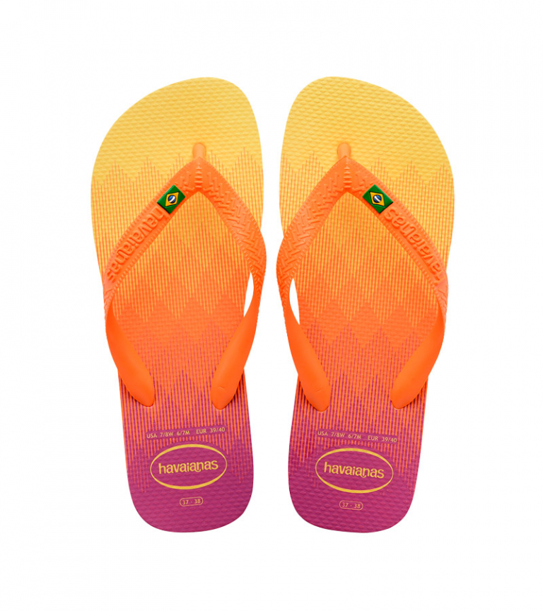 Сланцы Havaianas Brasil Fresh Lemon Yellow