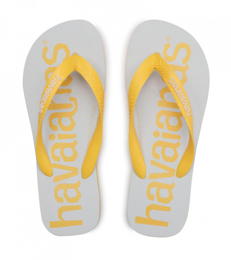 Сланцы женские Havaianas Logomania Gold Yellow