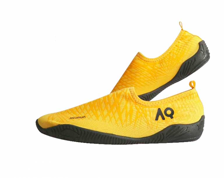 Тапочки для кораллов детские Aqurun Edge Yellow Junior (аквашуз, аквасоки)