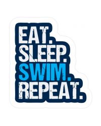 Наклейка Proswim Eat. Sleep. Swim. Repeat.