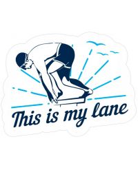 Наклейка Proswim This Is My Lane