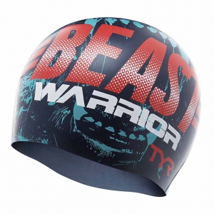 Шапочка для плавания TYR Beast Warrior Swim Cap